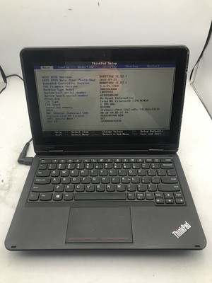 LENOVO THINKPAD YOGA 11E - LOT OF 2 - BOOTS TO BIOS - INTEL CELERON N -NO RAM-BB
