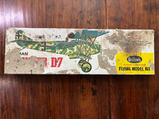 Vintage 1940's Guillow Fokker D7 A Scale Airplane Kit