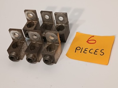 Lot of 6 ILSCO AL9CU Dual Rated (CopperAlum.) Mechanical Lugs - Two MCM 250