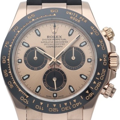 ROLEX Cosmograph Daytona Uhr 116515LN K18PG / Kautschuk Herrenuhr Pink /...