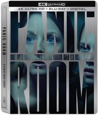Steelbook Panic Room 4K UHD  Blu-ray  Digital New