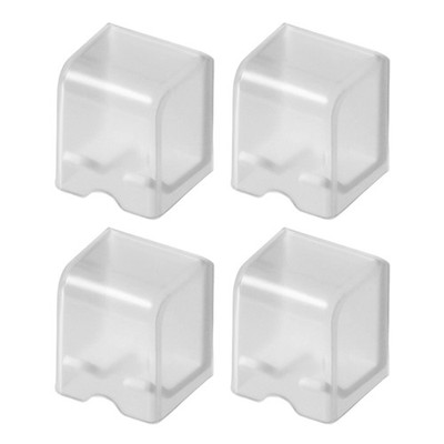 Set Of 4 Waterproof Toothbrush Holders With Easy Access Covers for Bathroom