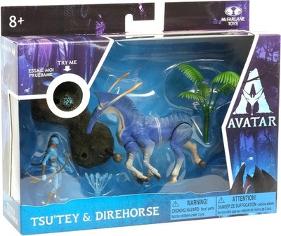 Avatar 2 Tsu'Tey & Direhorse Action Figure Way of The Water World of Pandora