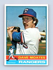 1976 Topps - Dave Moates Rc 327 Rangers Nm Buy 2 Get 2 Free
