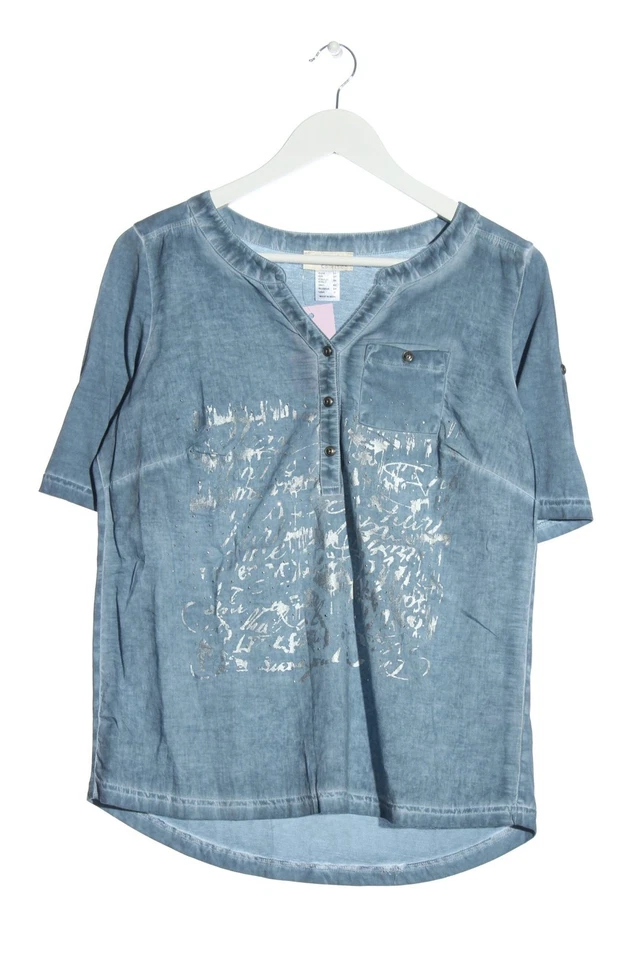 ALESSA W. Blusa-camisa Mujeres Blusa Talla EU 36 azul-color plata look casual - Imagen 1 de 4