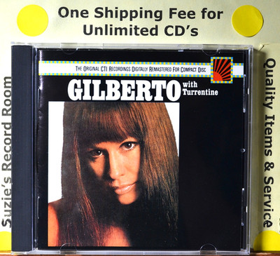 CD Astrud Gilberto with Stanley Turrentine #B LIKE NEW DISC Latin Jazz Vocal