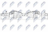 NTY Antriebswelle NPW-PL-036 FüR Opel Saab Vauxhall
