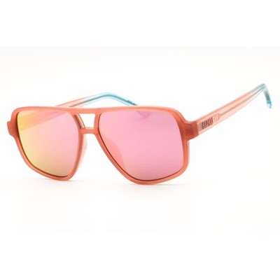 GAP Unisex Sunglasses Rectangular Shape Pink Acetate Full Rim Frame SGP202 0BLU