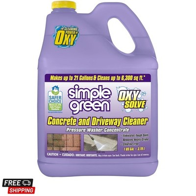 Oxy Solve Concrete and Driveway Pressure Washer Cleaner, Purple, Unscented, 1...