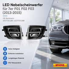 Nebellicht LED Nebelscheinwerfer L+R f�r BMW 7er F01 F02 LCI 13-15
