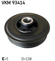 SKF Riemenscheibe Kurbelwelle VKM 93414 151,20Mm FüR Ford Fiesta 6 CB1 CCN Focus