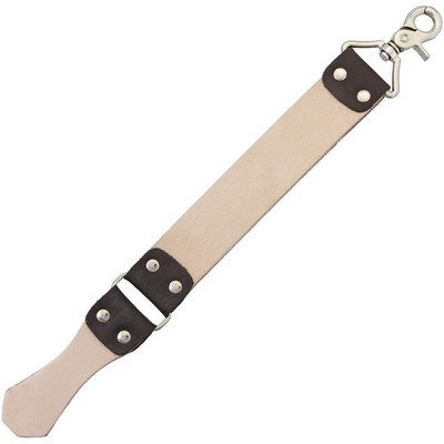 Marbles Small Razor Strop Abziehriemen aus echtem Leder für Messerklingen