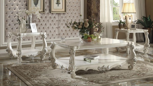 Edler Designer Klassischer Couchtisch Beistelltisch Tisch Holz Barock 150X100Cm-image
