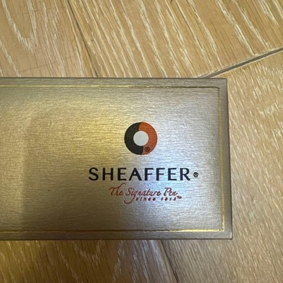 Sheaffer Fountain Pen Silver Gold Clip Japan
