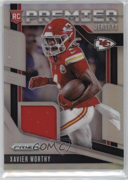 2024 Panini Prizm Premier Jerseys Xavier Worthy #PJ-XWY Rookie Relic RC