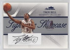 2004-05 Fleer Showcase Signature Showcase Blue 80/99 Troy Bell #SGA-TB Auto b5x