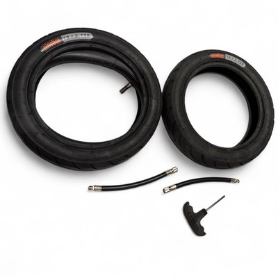 2 Ninebot 10 x 2.125 Segway Electric Scooter Spare Tires Valve Extender New