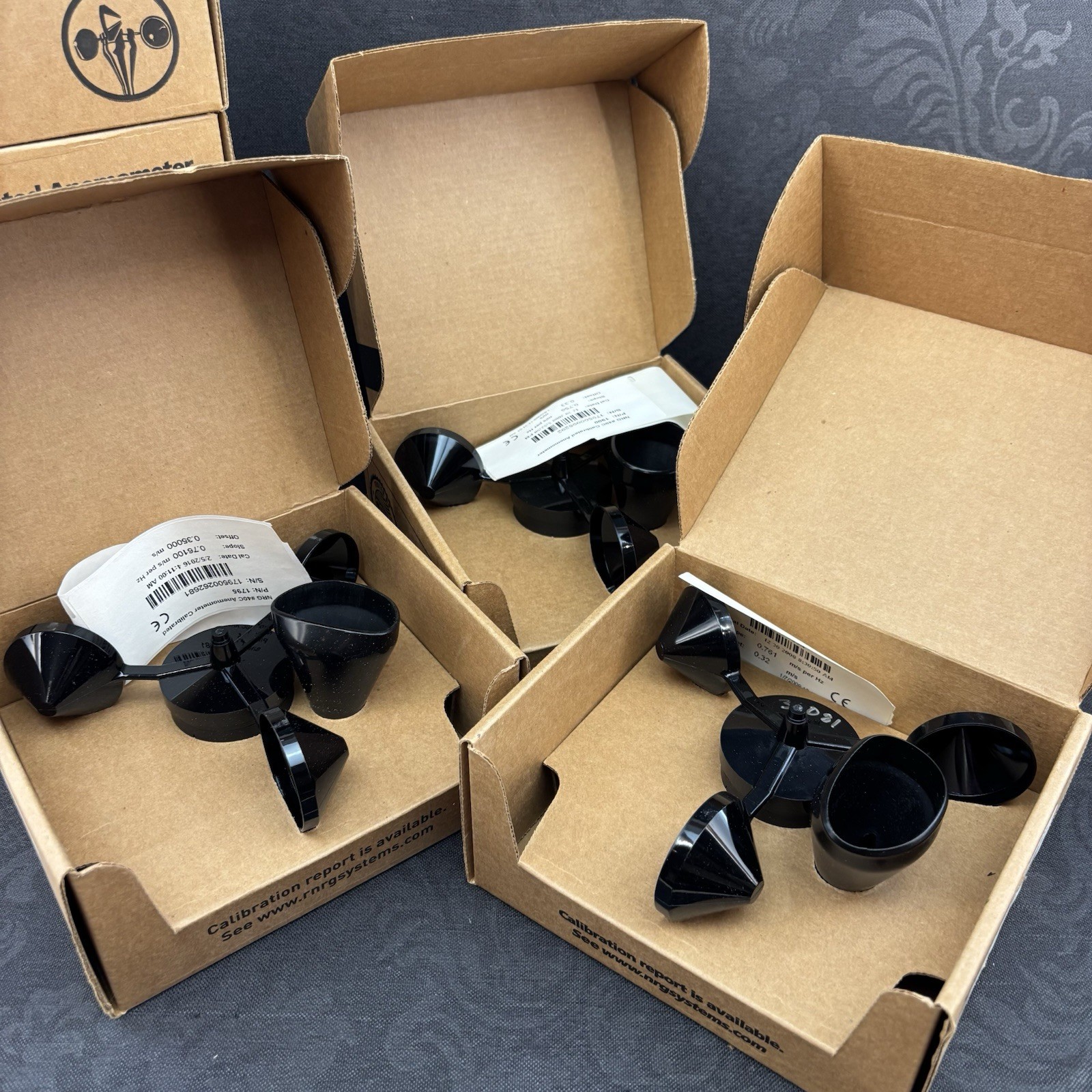 One New NRG Systems #40C Cup Anemometers Calibrated OEM Overstock Original