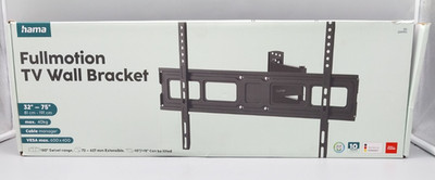 Hama Fullmotion TV Wall Bracket Wandhalterung Fernseher 32-75 Wallmount #TK023X-