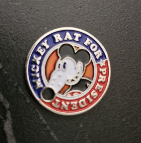 Mickey Rat For President - Rare Limited Edition Pathtag By EYEDONSCHOTT