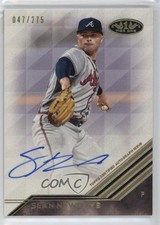 2018 Topps Tier One Break Out Auto 47/275 Sean Newcomb #BA-SNE Auto 1h0p