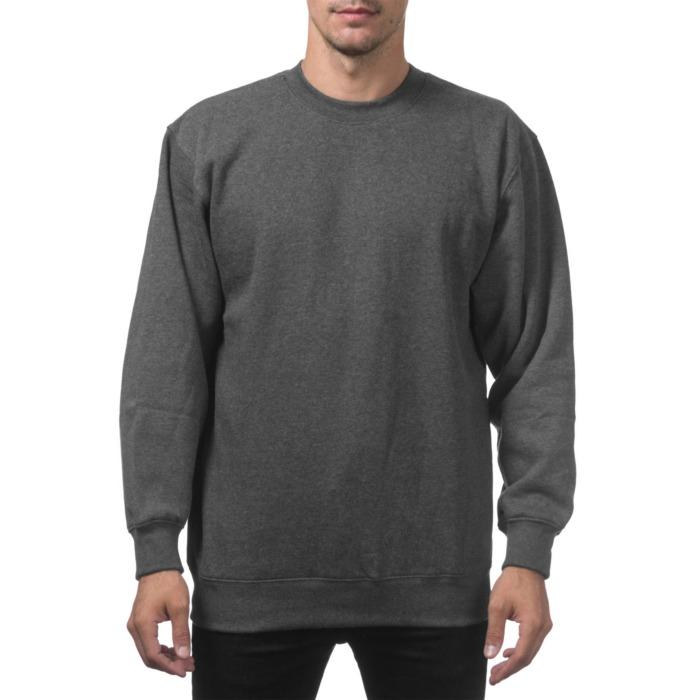 Pro Club Men's Heavyweight 13oz Crew Neck Fleece Sweatshirt | eBay