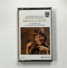 Michala Petri Recorder Concertos Cassette 1980 Philips Classical Holland