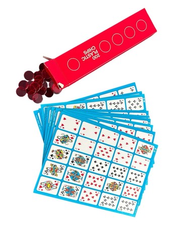 Vintage US Playing Card Co. Po-Ke-No Poker-Keno Complete 12 Boards - Picture 3 of 3