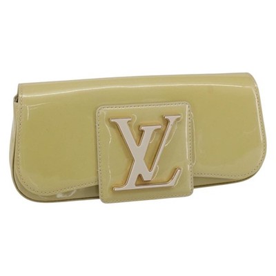 LOUIS VUITTON Monogram Vernis Pochette Sobie Bag Broncorail M93489 Auth ep11027A