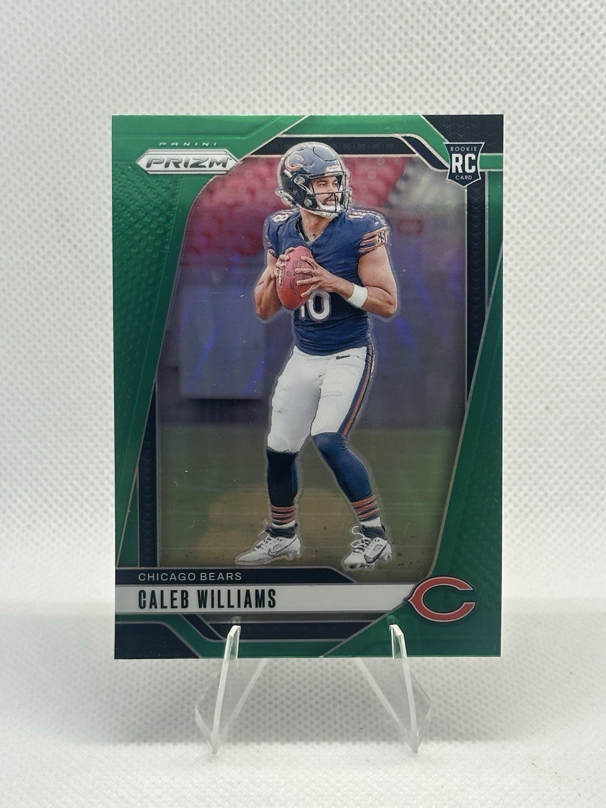 2024 Panini Prizm - Rookies Caleb Williams #301 Green Prizm (RC)