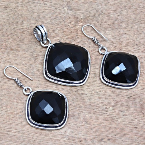 Black Spinal Pendant Gemstone Jewelry Handicraft Valentine'Day Gold - Imagen 4 de 12