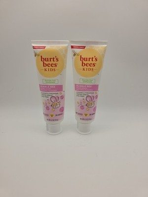 Burt's Bees Kids Toothpaste, Fluoride Free, Bubble Bee, 4.7 oz , 2 pack
