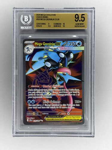 Mega Greninja ex graded BGS 9.5 for sale on eBay