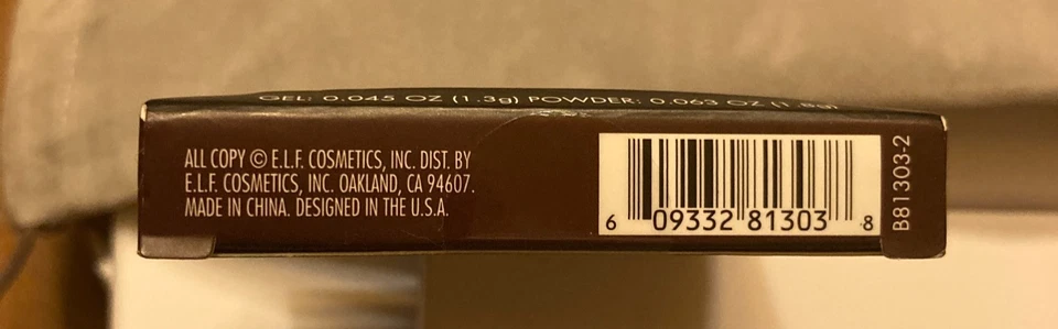 e.l.f. Gel & Powder Eyebrow Kit DARK with Brush and Mirror New with Box - Image 3 of 3