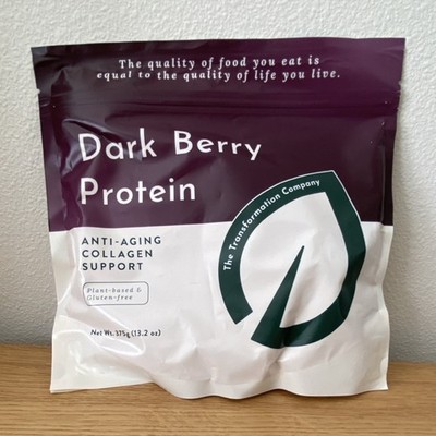 Purium Dark Berry Protein Plant-Based Gluten-Free Collagen Support Powder 375g
