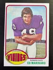 🏈 Ed Marinaro 1976 Topps Card - Vikings - Collectible-Vintage! - TV Star ⭐️! 🏈