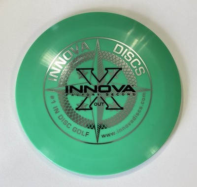 Innova   Star XCaliber - First Run Protostar X-Out - PFN/PAT# Green 175g Rare 