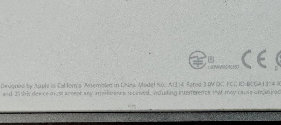 Apple Magic Keyboard A1314 - Kabellose Bluetooth Tastatur - Silber (MC184D/A) - Bild 3 von 3