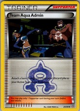 Team Aqua Admin Uncommon Double Crisis 25/34 NM on eBay