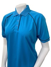 Smitty | VBS-402 | Women's Blue Mesh Shirt | Volleyball Referee Officials Choice