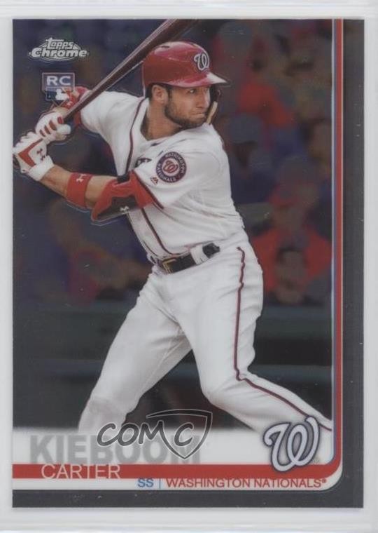 2019 Topps Chrome Update Target Carter Kieboom #22 Rookie RC z6b