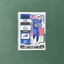 2023 Panini Contenders - Von Miller #13 Teal Game Ticket /75