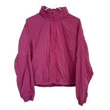 Lululemon Hooded Windbreaker Jacket Full Zip Lightweight, Pink, Women's Size 6