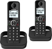Alcatel F860 Duo DECT Cordless Phone  Telephone Large Backlit Display Handsfree