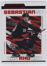 2023-24 Upper Deck Credentials Red 235/349 Sebastian Aho #14 ex5
