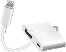 Apple MFi Certified Lightning to HDTV Digital AV Adapter 1080P HD Video Sync ...