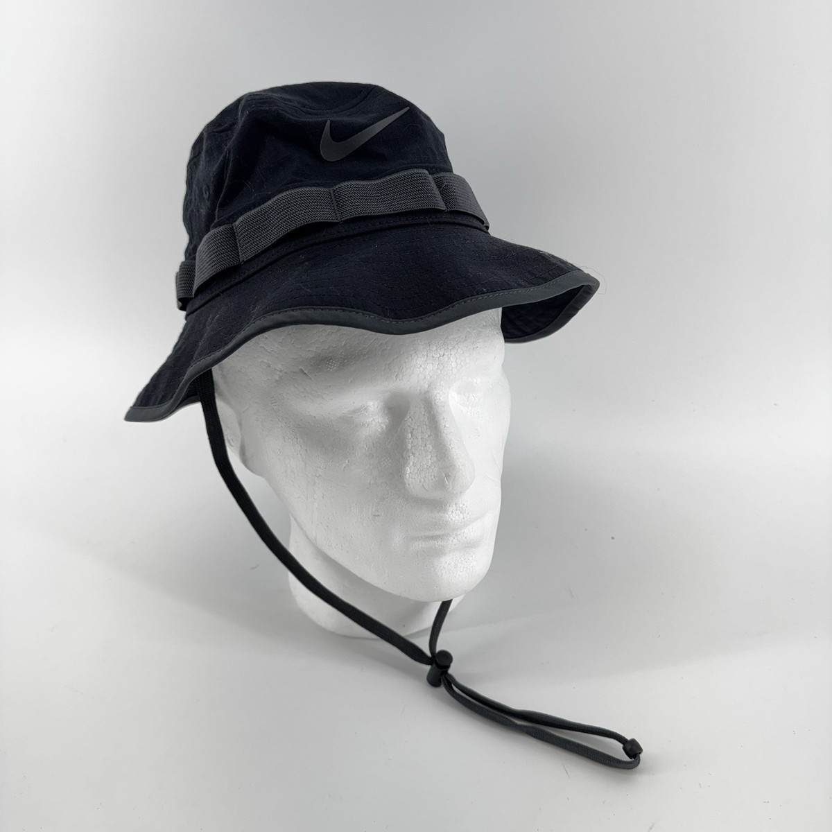 NIKE Dri-Fit APEX Boonie Black Bucket Hat Size Small Adult Unisex NIKE Dri-Fit APEX Boonie Black Bucket Hat Size Small Adult Unisex