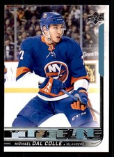 2018-19 Upper Deck #208 Michael Dal Colle Rookie Young Guns (ref 12098)