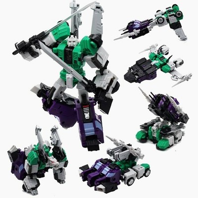 New Transformable  MF-27G Sixninja Sixshot Mini Action Figure Toy