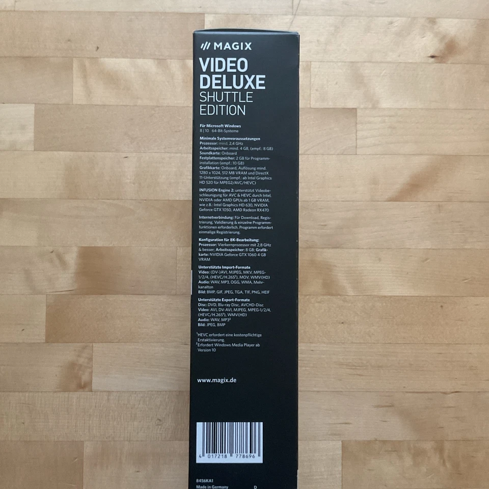 MAGIX - Video Deluxe - Shuttle Edition (2021) - Software - PC - Neu / OVP - Bild 4 von 4